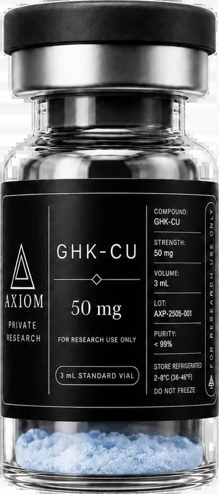 GHK-Cu research peptide vial
